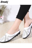 New Low Heels Slippers For Women Round Toe Flat Ladies Shoes Fashion Designer Comfortable Outdoor Female Casual