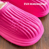 New Women's Waterproof Home Slippers Plush Warm Winter House Shoes Women Flat Non Slip Outdoor Indoor Cotton Slippers