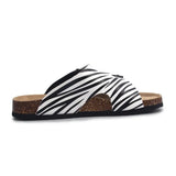 2023 New Summer Men Beach Cork Slippers Casual Double Buckle Clogs Outside Non-slip Water Slides
