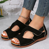 Women Sandals 2023 Fashion Summer Shoes For Women Heels Sandalias Mujer Summer Footwear Casual Wedge Shoes With Platform