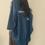 Fashion Woman T Shirts Summer Clothes Loose-Fitting Long Sleeves T-shirt Women's Tops Ropa Mujer Camisetas Hiphop