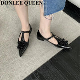 Tassel Flats Shoes Women Pointed Toe Mary Jane Shoes British Style Oxford Female Ballet Casual Loafers Ankle Strap