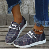 New Women Shoes Sneakers Knitted Mesh Dude Flats Large Size Ladies Slip on Zapatill Mujer Casual Summer Female