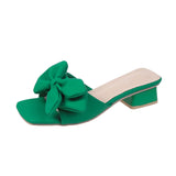 Size Women's Shoes 35-42 Summer Outer Wear Flat Slippers Wide Sandals Slippers Rhinestone Fashion Home