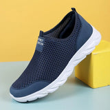 Men Shoes Breathable Mesh Summer Summer Lightweight Hiking Shoe Outdoor Walking Casual Shoes Slip-On Driving Men's