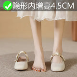 Breakj High Baotou Half Slippers Children 2024 New Hot Style One Foot Pedal Night Wind Gentle Mary Jane Half Support