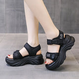 Fashion Platform Sandals for Women Summer 2023 Thick Bottom Womens Walking Sandals Chunky Non Slip Beach Shoes