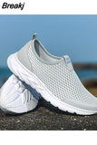 Men's Casual Shoes Large Size Breathable Outdoor Flat Mesh Lightweight Sneakers Fashion Running Shoes Zapatillas Comodas
