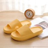 VIP Link Thick Platform Slippers Women Men Home Bathroom Soft EVA Sandals Woman 2023 Summer Non-slip Beach Flip