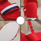 Hot Sale Women's Shoes New Rome Payment Women's Sandals Summer Peep Toe Platform Sandals New Casual Women Flat
