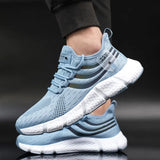 Men Sneakers Summer 2023 Mesh Breathable White Running Tennis Shoes Comfortable Outdoor Sports Men Brand Shoes Tenis