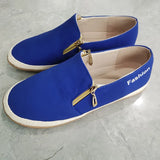 Women Shoes 2023 New Flats Solid Color Double Zipper Sneakers Slip On Casual Comfortable Ladies Sneaker Lazy Walking