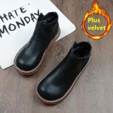 Retro Women Boots Ladies British Wind Students Ankle Boots Korean Casual Short Boots Japanese Original Big Head Doll