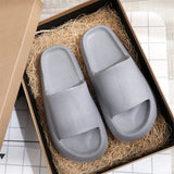 Thick Platform Bathroom Home Slippers 2022 Summer EVA Soft Thick Bottom Beach Sandals Woman Non Slip Flip Flops