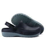 Men Chef Clogs Men Kitchen Shoes EVA Injection Shoes Anti-slip Outsole Comfortable Garden Clogs Waterproof Sandal Big Size