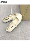 Women Loafer Shoes Flats Square Toe Female Casual British Oxford Shoes Slip On Soft Moccasins Brand Mary Jane Zapatilla De