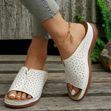 Women Wedge Slippers 2023 Casual Female Slides Lightweight Shoes Anti-slip Platform Retro Shoes Orthopedic Women
