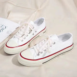 New Korean Style Ulzzang Daisy Canvas Shoes for Women 45 White Black Yellow Green Purple Color sneakers