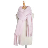 Shipping 2023 Winter Plaid Vintage Scarf Women Men Preppy Scarves Warm Pashmina Foulard Bufanda Male Mujer Thick Wrap