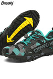 Men Hiking Shoes Spring Autumn Outdoor Hiking Shoes Non-slip Breathable Tactical Combat Military Boots Desert Training
