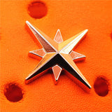 1pcs Metal Rivets PVC Shoe Charms Decorations Red Blue Rhinestone Gemstone Designer Shoes Buckle Accessories Croc