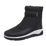 Thicken Warm Waterproof Snow Boots Women 2022 Winter Long Plush Platform Ankle Boots Woman Non Slip Cotton Padded