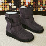 Platform Waterproof Snow Boots for Women 2023 Soft Sole Keep Warm Winter Boots Woman Non Slip Ankle Booties Plus
