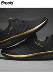 New Casual Shoes for Men Lightweight Comfortable Mesh Shoes Men's Lac-up Breathable Soild Sneakers Flats Walking