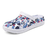 Summer Beach Slippers Men Sandals Outdoor Soft Bottom Hollow Garden Clogs Shoes Men Clogs Sandals De Hombre Big Size