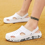 Breathable 5 Men Zuecos Hombre Cholas Slip On Outdoor Mens Rubber Beach Sandals Summer Shoes Garden