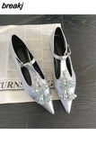 Tassel Flats Shoes Women Pointed Toe Mary Jane Shoes British Style Oxford Female Ballet Casual Loafers Ankle Strap