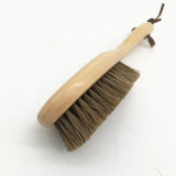 Long Handle Brush Horsehair Shoes Brush Not To Hurt The Cortex Elastic To Ash Oil