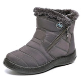 Women Boots Super Warm Winter Shoes For Women Ankle Boots Waterproof Snow Botas Mujer Short Black Low Heels Winter Boots