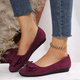 Size Bow Women's Flats Contracted Shallow Mouth Round Toe Flat Shoes For Women Spring Summer Autumn Casual Woman