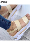 Women Sandals Summer Platform Sandals With Wedges Shoes For Women New Summer Sandalias Mujer Platform Heels Sandals Shoes