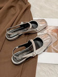 For Women 2023 Female Shoes Slippers Soft Slides Cover Toe Low Shallow New Comfort Flat Basic Spring Fabric Retro