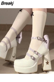 Women Mary Janes Pumps Shoes Design 2023 Spring Gothic Style Lolita Sweet Girl Office Lady High Heels Pumps