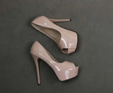 Cm Thin Heels Model Catwalk Super High-Heel Fish Mouth Single Shoes Sexy Wild Womens Shoes Temperament High Heels Party