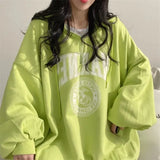 Hoodies Women 2023 New Autumn Winter Fashion Casual Warm Oversized Hooded Pullover Loose Jacket