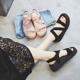 Platform Sandals Women Heels Flats Elegant Summer Shoes for Women 2023 Fashion Beach Luxury Designer Shoes Girls