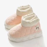 Cotton Padded Shoes for Women 2023 New Platform Down Waterproof Snow Boots Woman Thick Sole Plush Warm Ankle Boots