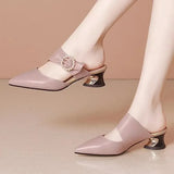 High Heels Women Cute White Floral Slip on High Heel Shoes Lady Casual High Quality Spring & Summer High Heel Pumps