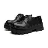 Breakj 2024 New Platform Korean Version Casual Black Premium Sense Men's Business Fashion Derby
