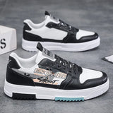 Casual Men's Sneakers Street Skateboard Shoes for Men Outdoor Walking Men Platform Shoes Lace Up Vulcanized Shoes