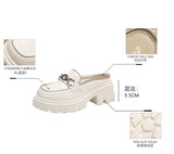 New Women Sneakers Slippers Breathable Mesh Casual Mules Shoes Female Fashion Sneaker Chain Leisure Woman Vulcanize