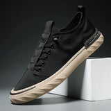Casual Men Sneakers Light Ice Silk Cloth Sneakers Non-slip Breathable Man Loafers Walking Flat Shoes Vulcanized