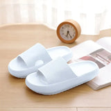 VIP Link Thick Platform Slippers Women Men Home Bathroom Soft EVA Sandals Woman 2023 Summer Non-slip Beach Flip