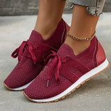 Knitting Flat Sneakers Woman Lightweight Slip On Walking Running Shoes for Women Spring Autumn 2024 Tenis