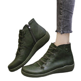 Breakj Autumn And Winter Large-Size Flat Bottom Warm Lady Short Boots New Flat Bottom Women