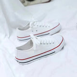 New Korean Style Ulzzang Daisy Canvas Shoes for Women 45 White Black Yellow Green Purple Color sneakers